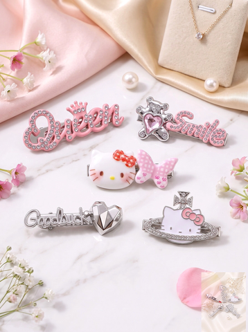 COMBO 5 CHIẾC KẸP TÓC SIÊU DỄ THƯƠNG _Mê CaSe