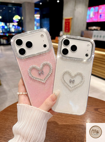 Ốp Lưng iPhone Nhũ Đính Đá 