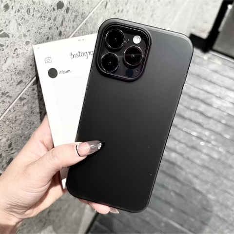 Ốp Lưng IPHONE Cứng Nhám Mờ (Frosted Matte) đỉnh cao của sự tối giản và sang trọng