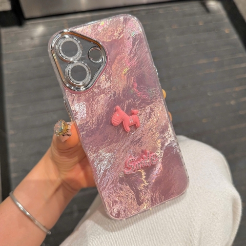 Ốp lưng IPhone Ánh Ngọc Trai Smile Horse, Sạc Từ Tính