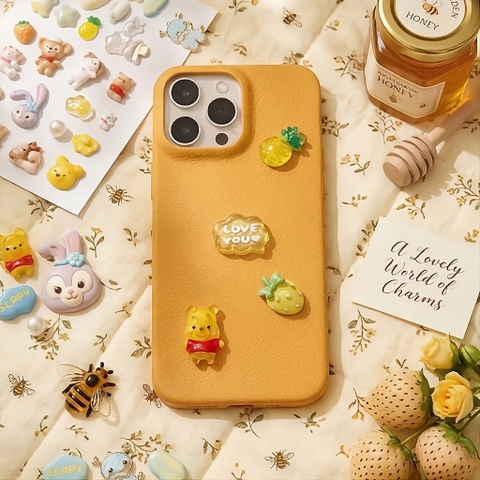 😍 🥰ỐP LƯNG IPHONE 🍍💛 Khu Vườn Trái Ngọt – Bé Gấu Xinh 🐻🌼