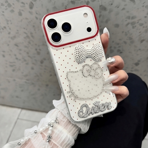 Ốp Lưng Iphone Kitty Đính Đá Queen  💎💖