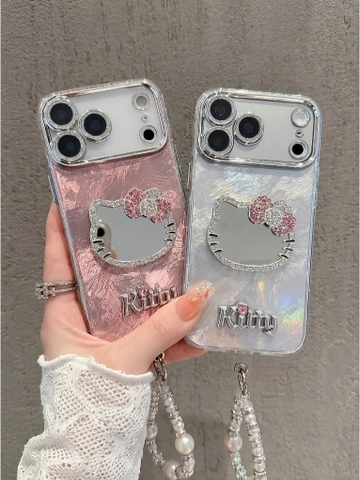 Ốp Lưng Iphone Gương Kitty Sang Chảnh