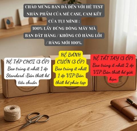 [ TÚI MÙ NHÂN PHẨM ] Combo 3 Ốp Điện Thoại Đính Charm 3D Cao Cấp Thủ Công Mê CaSe