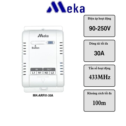 Bộ nhận tín hiệu điều khiển từ xa RF 433MHz 30A (MK-ARF01-30A)