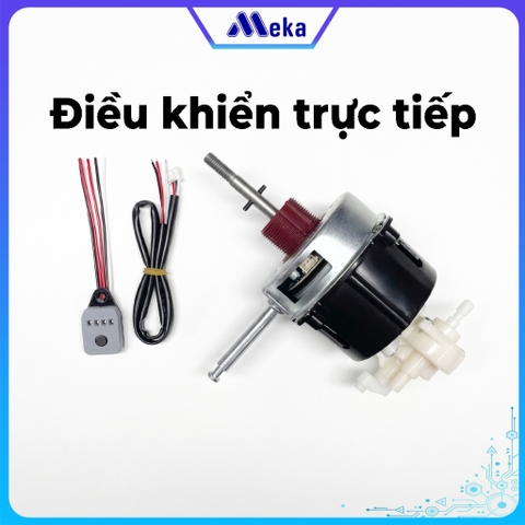 Động cơ không chổi than BLDC, vỏ thép và nhựa, điện áp 24V/33W, loại 1 chiều , mới 100%  + Mạch điều khiển tốc độ động cơ BLDC mini