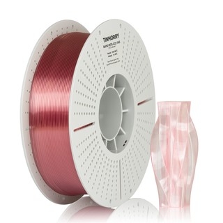 Sợi nhựa in 3D  Tinmorry  PETG  ECO - Translucent Pink : Filament 1.75mm - Cuộn 1kg