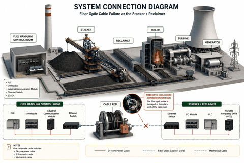 Wireless Connection for Thermal Power Plants
