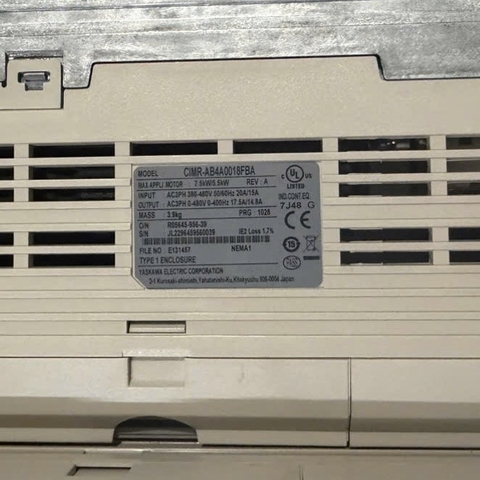 BIẾN TẦN YASKAWA A1000 7.5kW / 5.5kW (3 PHA 380V - 480V)