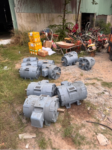 Motor 22kw 4P tua 1450 cốt 55 3pha 200v/380v