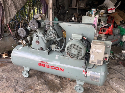 Máy Nén Khí Hitachi 11kw 15hp bình 260 lít Hàng Nhật