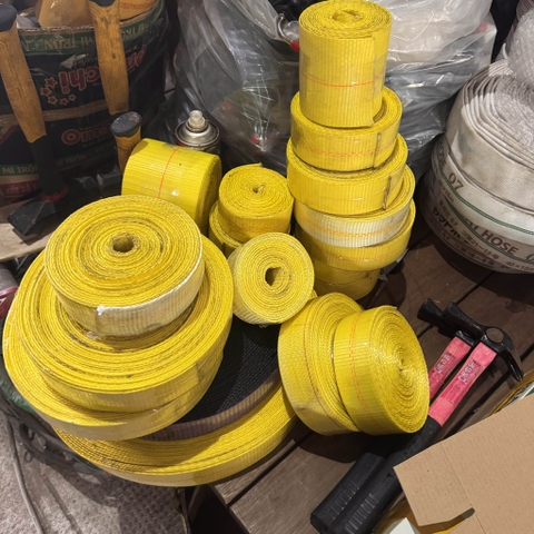 Dây Cáp Vải POLYESTER Chịu Tải Hàng Xuất Khẩu - Không Quá 50m/ Sợi
