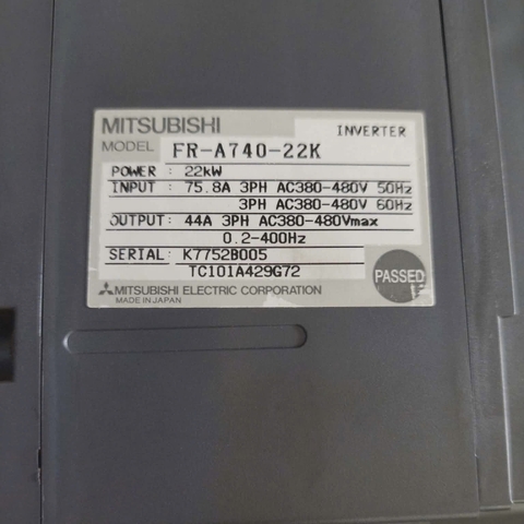 Biến Tần Mitsubishi A700 22KW 30HP -380V