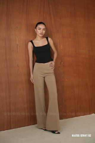 Quần Thiết Kế Dáng Loe Lưng Vừa Thanh Lịch TYLIN Taygu | QTK47