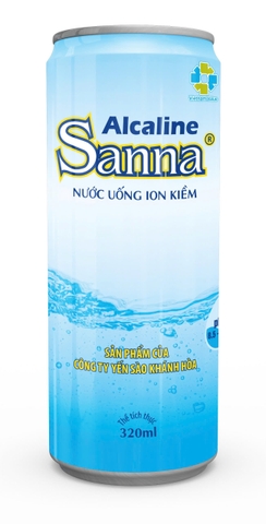 Nước Ion kiềm Sanna Alcaline – Lon