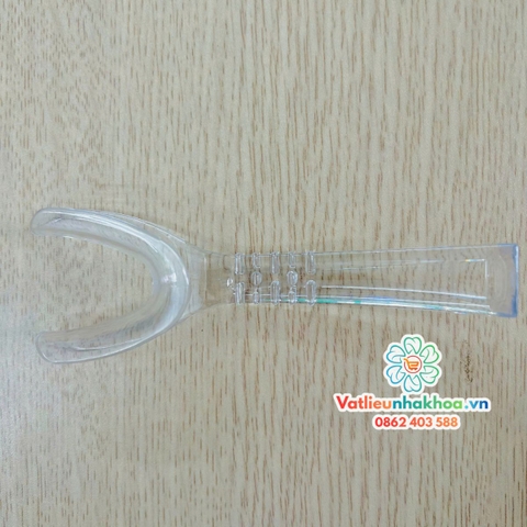 Banh miệng nhựa kéo 1 đầu trắng