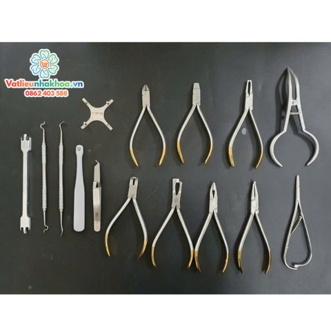 Bộ kìm chỉnh nha Pakistan 15 chi tiết (Bộ)