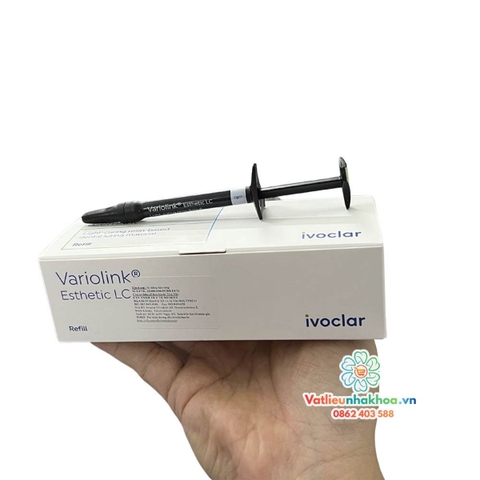 Xi măng thẩm mỹ chuyên gắn mặt dán sứ Variolink Esthetic LC (ống 2g)