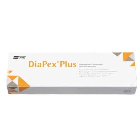 DiaPex Plus DiaDent – Paste Calcium Hydroxit Có Iodoform Điều Trị Tủy (Tuýp 2g)