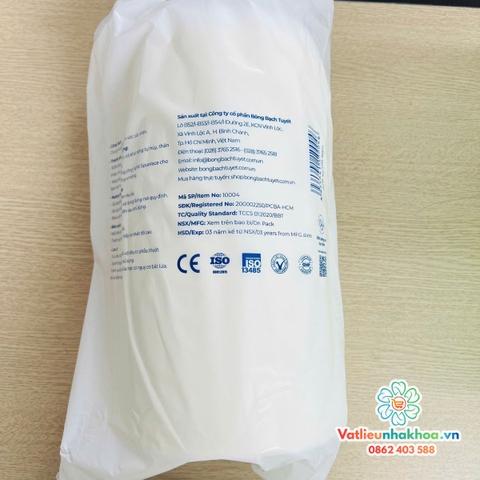 Bông cuộn thấm nước y tế Bạch Tuyết gói 1kg