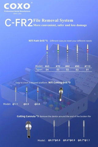 Bộ dụng cụ lấy file gãy Coxo C-FR2