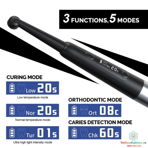 Đèn trám quang trùng hợp COXO DB686 HALO