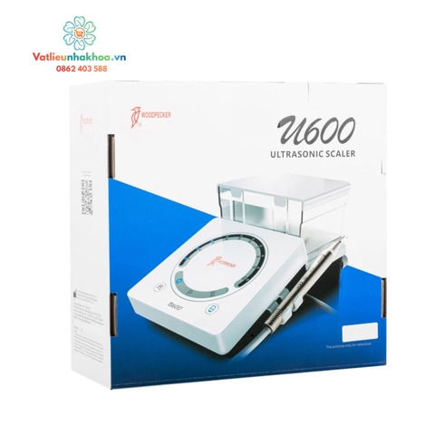 Máy cạo vôi tích hợp rung rửa nội nha Ultrasonic U600 Led Woodpecker (máy lấy cao)