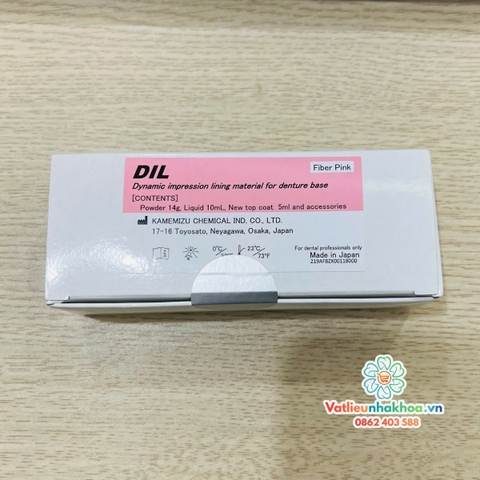 Vật liệu đệm hàm giả tháo lắp DIL - KAMEMIZU CHEMICAL - Nhật Bản
