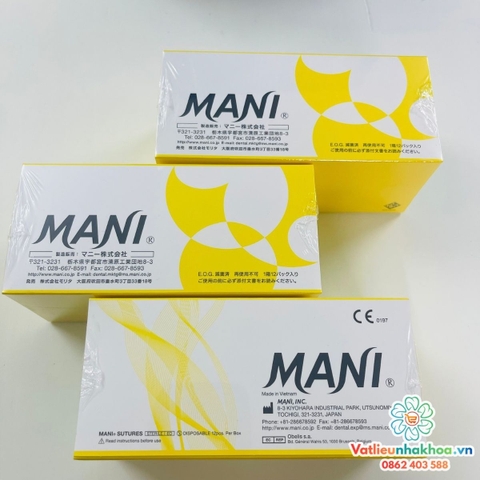 Chỉ khâu phẫu thuật không tiêu tiệt trùng Nylon - Mani