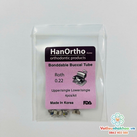 Mắc cài răng 6 - 2 ống