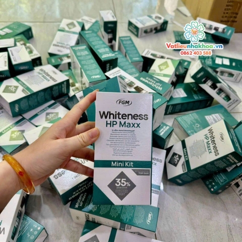 Tẩy trắng răng Whiteness Hp maxx 35% tại phòng