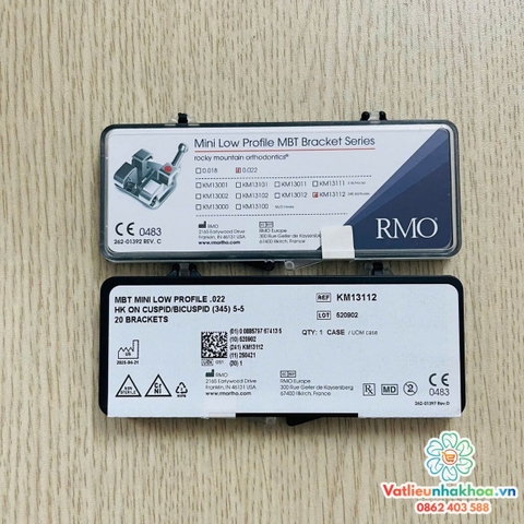 Mắc cài thép RMO – Mini Twin