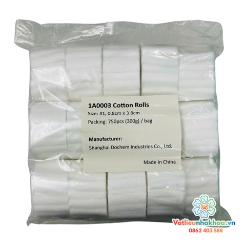 Bông gòn cuộn - Bông chặn nước bọt