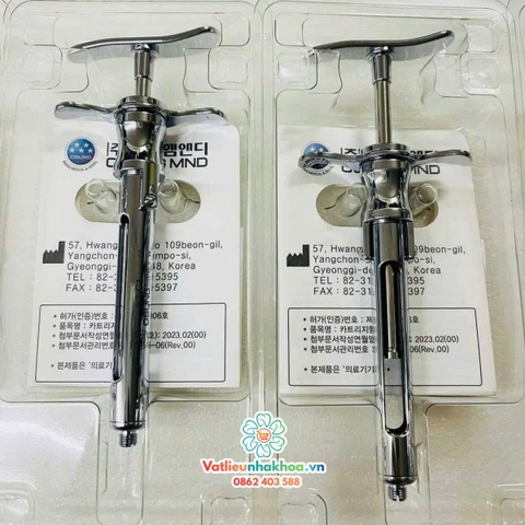 Ống chích - Bơm tiêm áp lực , Bơm tiêm hút ngược Osung