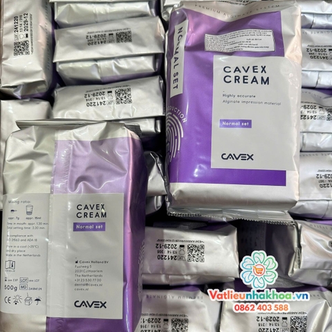 Chất lấy dấu Alginate Cavex Cream