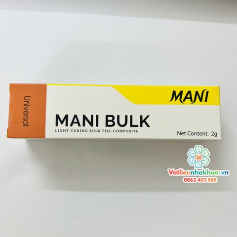 Composite lỏng trám khối MANI BULK - Tuýp 2g