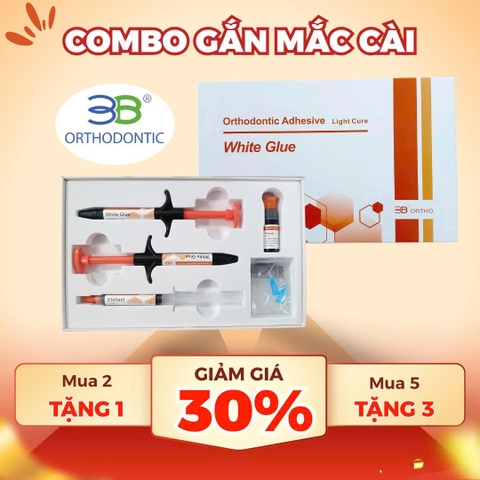 Keo gắn mắc cài White Glue – Quang trùng hợp