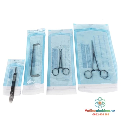 Túi hấp tiệt trùng y tế dán sẵn (Hộp 200 túi)