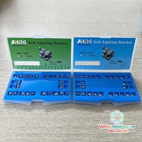 Mắc cài kim loại tự khóa KND (tự buộc) (MUA 10 TẶNG 1)