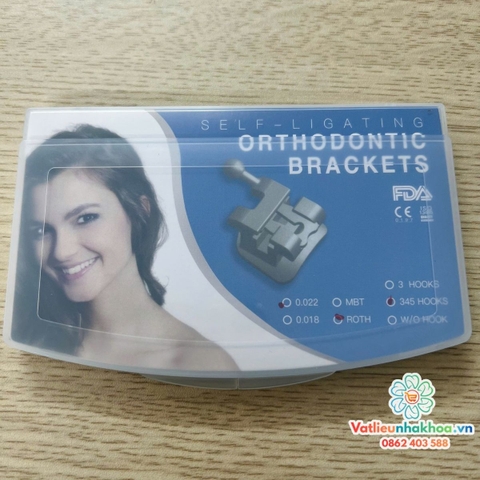 Mắc cài kim loại tự khóa Cô gái (tự buộc) (MUA 10 TẶNG 1)