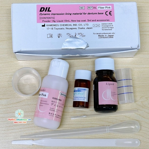 Vật liệu đệm hàm giả tháo lắp DIL - KAMEMIZU CHEMICAL - Nhật Bản