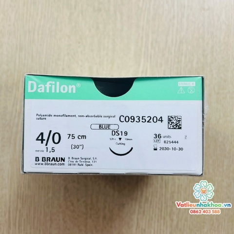 Chỉ khâu phẫu thuật không tiêu Dafilon B.Braun