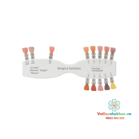 Bảng so màu nướu Gingiva shadeguide - Ivoclar Vivadent