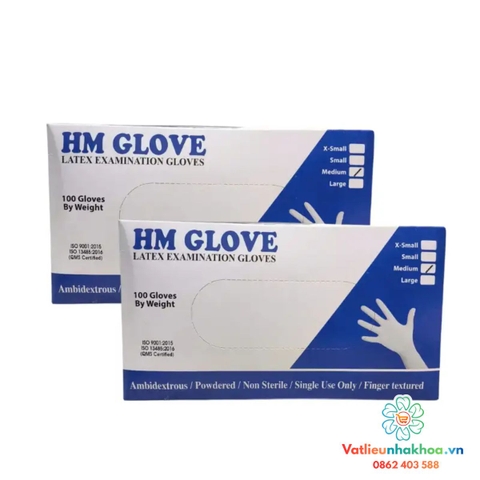 Găng tay y tế HM Glove - Thái Lan có bột/ không bột