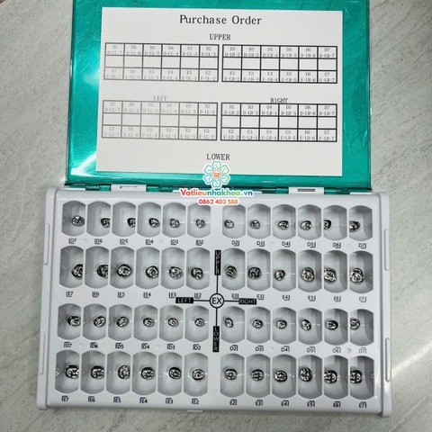 Chụp thép trẻ em - Bộ 48 cái (Trung Quốc)