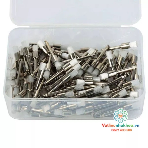 Chổi cước đánh bóng TQ hộp 100 cái đánh bóng răng