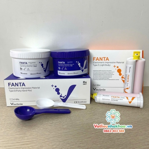 Cao su Silicon đặc Fanta Dùng tay Hộp 2 Hũ x 400g