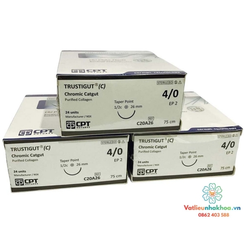 Chỉ khâu phẫu thuật tự tiêu Catgut - CPT