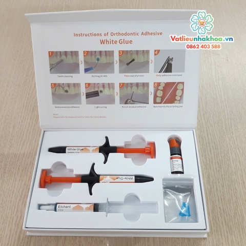 Keo gắn mắc cài White Glue – Quang trùng hợp