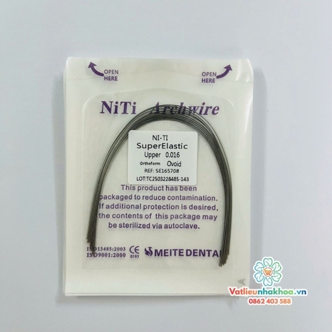 Dây cung Niti Trung Quốc - Gói 10 sợi